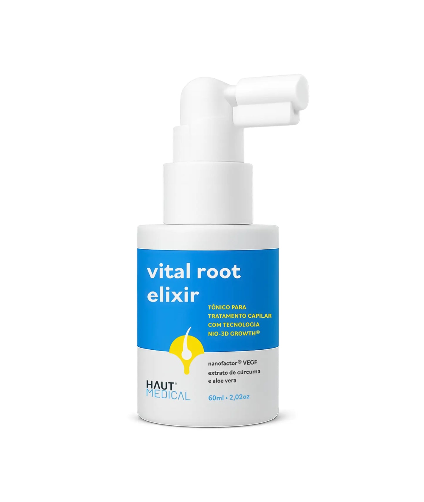 VITAL ROOT ELIXIR - TÔNICO CAPILAR - HAUT MEDICAL - 60ML