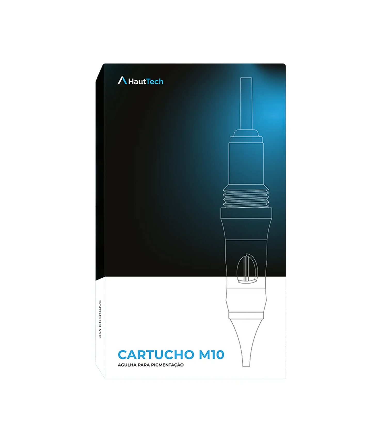 CARTELA DE AGULHAS M10 1 PONTA 0.40MM - HAUT TECHNOLOGY - 10 UNIDADES
