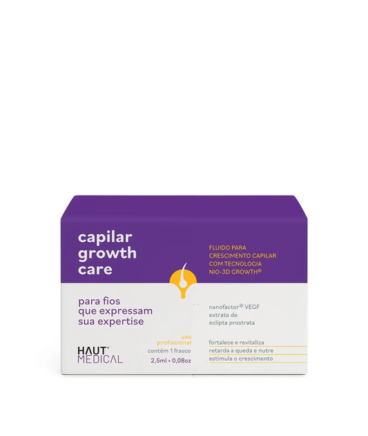 CAPILAR GROWTH CARE - FLUIDO PARA CRESCIMENTO CAPILAR - HAUT MEDICAL - 2,5ML