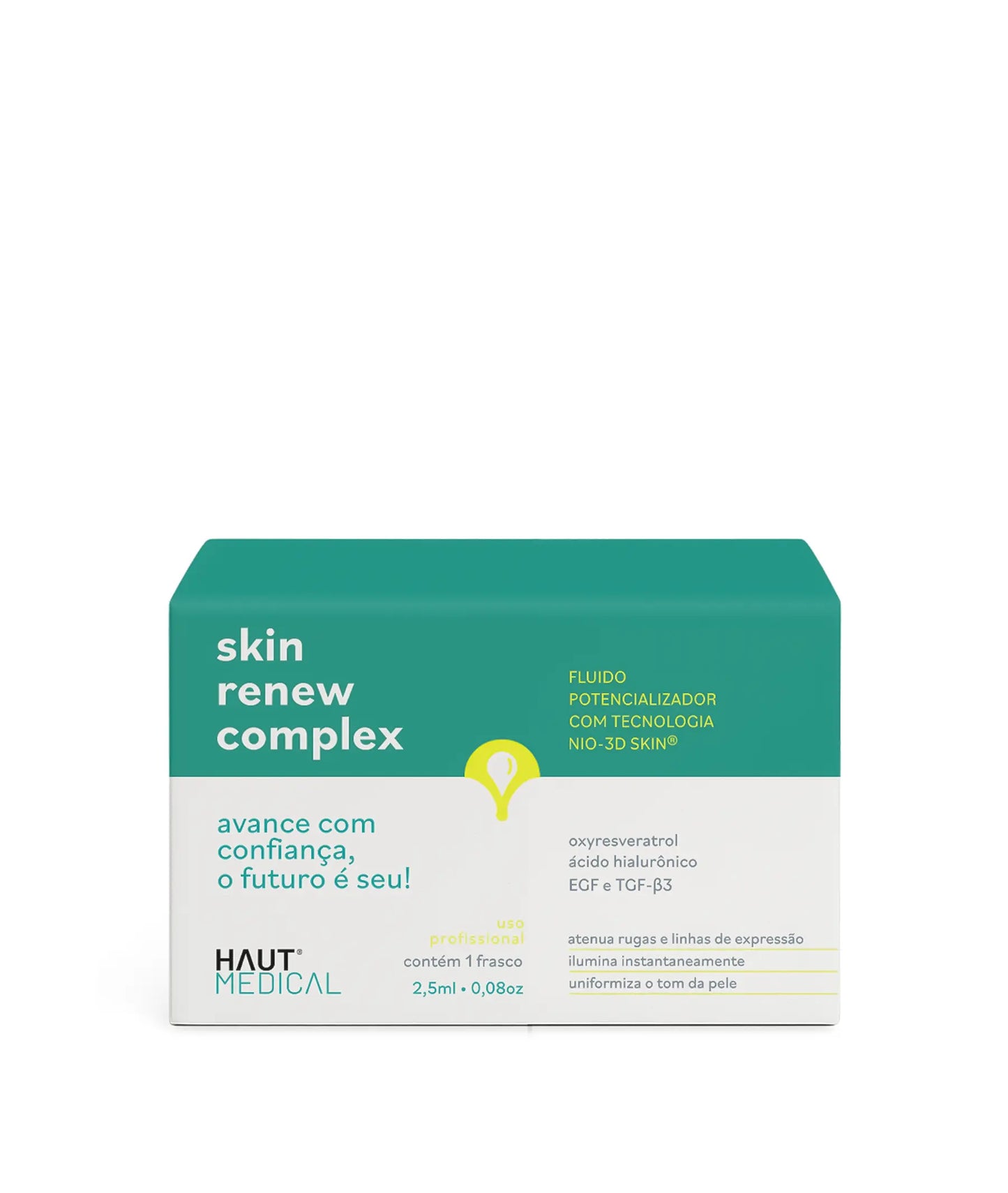 SKIN RENEW COMPLEX - FLUIDO POTENCIALIZADOR - HAUT MEDICAL - 2,5ML